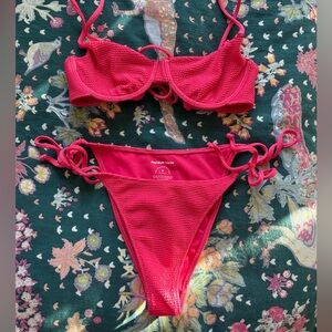 PacSun Red Bikini Set